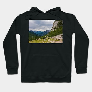 Vrsic Pass in Slovenia Hoodie